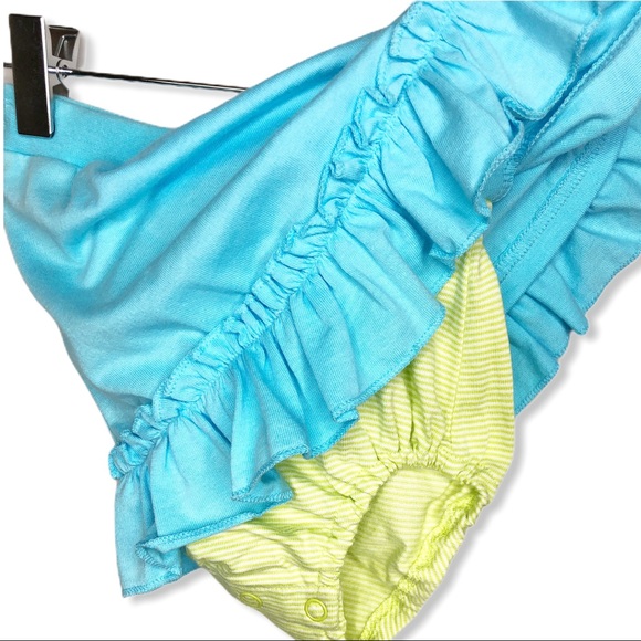 6Mo🍍NWT Agabang Ruffled Skirt & Top w Embroidery - Picture 8 of 9